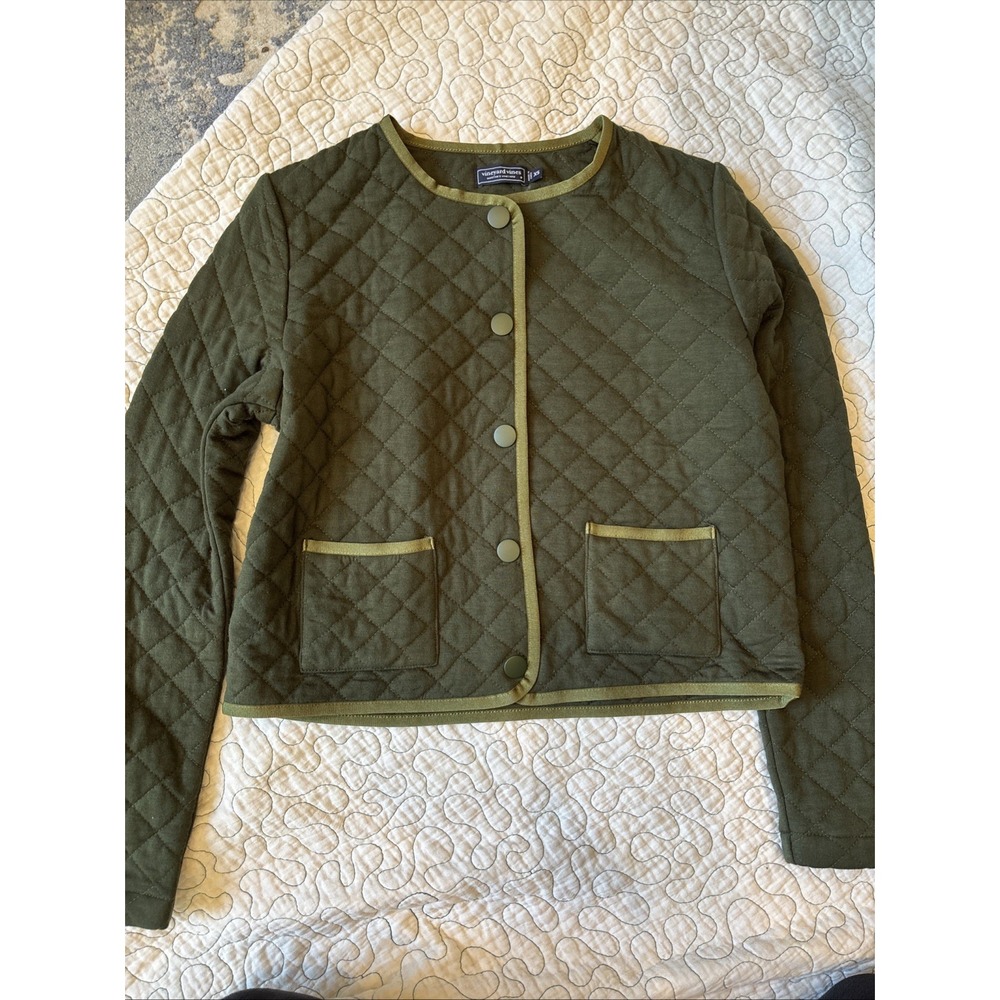 Vineyard Vines Size Xs Women's Lightweight Quilted‎ Barn Jacket New Without Tag